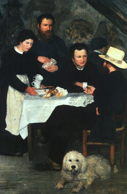 Pierre Renoir Mother Anthony's Inn at Marlotte Sweden oil painting art